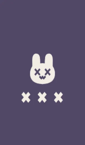 地雷うさぎ(dusty color7-08)のLINE着せ替え