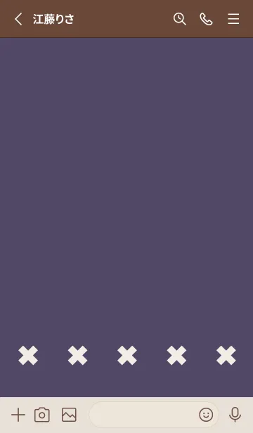 [LINE着せ替え] 地雷うさぎ(dusty color7-08)の画像2