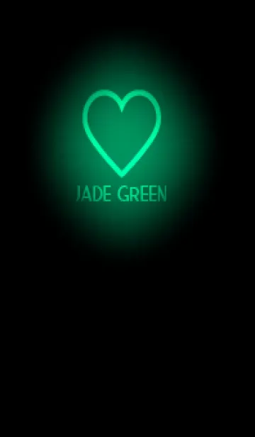 [LINE着せ替え] Jade Green Neon Theme V5 (JP)の画像1