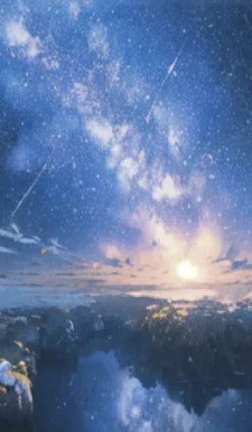 [LINE着せ替え] 銀河の冬空 #MF319。の画像1
