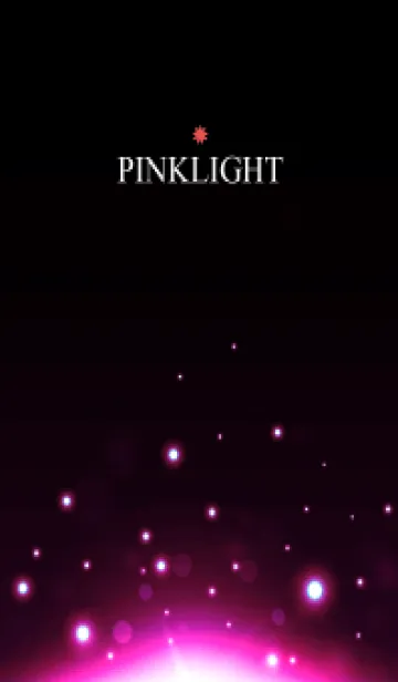 [LINE着せ替え] PINK LIGHT-BLACK-16の画像1