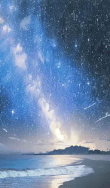 [LINE着せ替え] 銀河の冬空 #MG17。の画像1