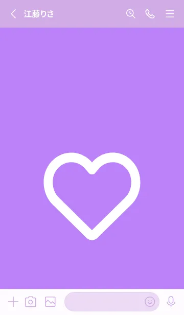 [LINE着せ替え] ハート アイコン 23の画像2