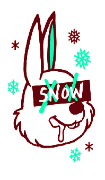 [LINE着せ替え] スノーラビット .25の画像1