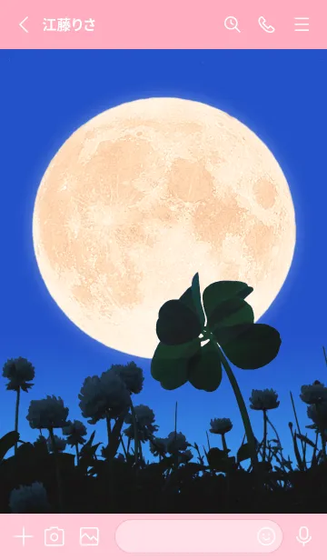 [LINE着せ替え] 七つ葉のクローバー & Full Moon #3-30の画像2