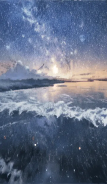 [LINE着せ替え] 銀河の冬空 #MG15。の画像1