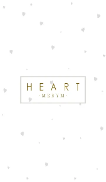 [LINE着せ替え] HEART GRAY-SIMPLE MEKYM 19の画像1