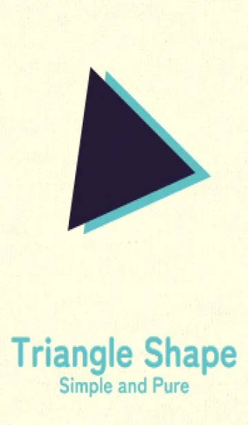 [LINE着せ替え] 三角型の着せかえ エッグプラントの画像1