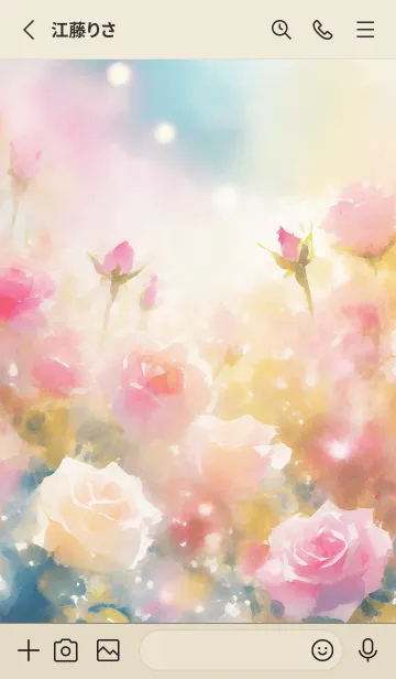 [LINE着せ替え] 薔薇(バラ)の花の着せかえ(R973)の画像2