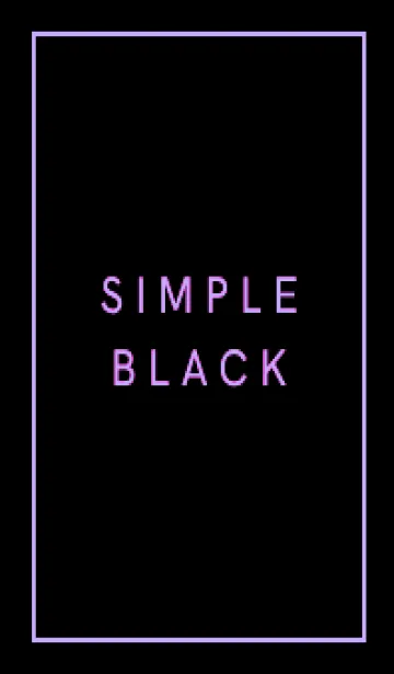 [LINE着せ替え] シンプル ブラック .129の画像1