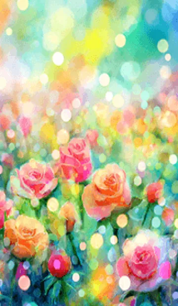 [LINE着せ替え] 薔薇(バラ)の花の着せかえ(R980)の画像1