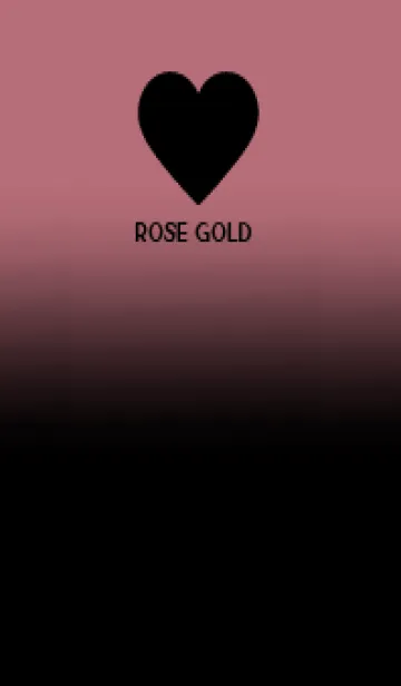 [LINE着せ替え] Black & Rose Gold  Theme V.5 (JP)の画像1