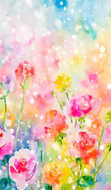 [LINE着せ替え] 薔薇(バラ)の花の着せかえ(R983)の画像1