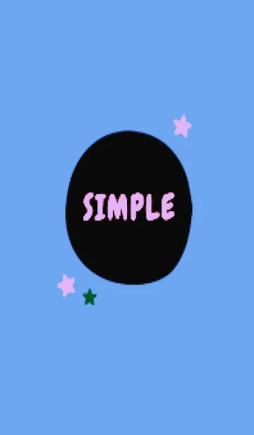 [LINE着せ替え] シンプル カラー スター 165の画像1