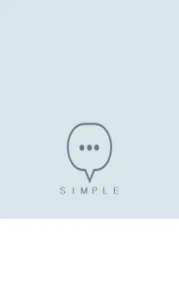 シンプル（white blue)V.1669の着せ替えメイン画像