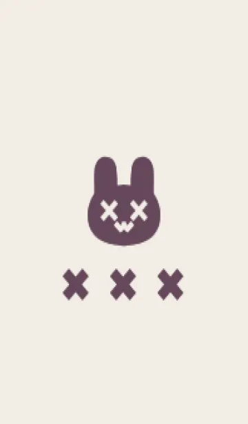 [LINE着せ替え] 地雷うさぎ(dusty color8-09)の画像1