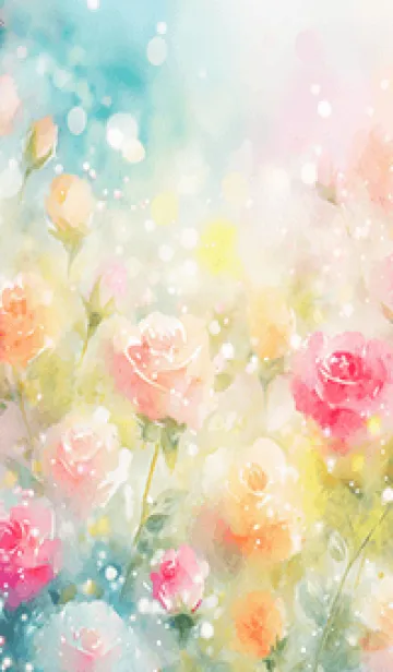 [LINE着せ替え] 薔薇(バラ)の花の着せかえ(R987)の画像1