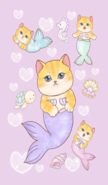 cutest Cat mermaid 112の着せ替えメイン画像