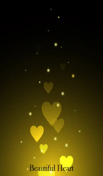 [LINE着せ替え] - Beautiful Blond Yellow Heart -の画像1
