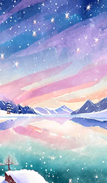 [LINE着せ替え] 優美な冬の風景の着せかえ(Winter-948)の画像1