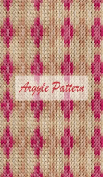 [LINE着せ替え] argyle pattern embroidery 55の画像1