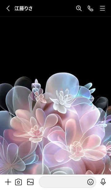 [LINE着せ替え] Beautiful Flower-MEKYM 33の画像2