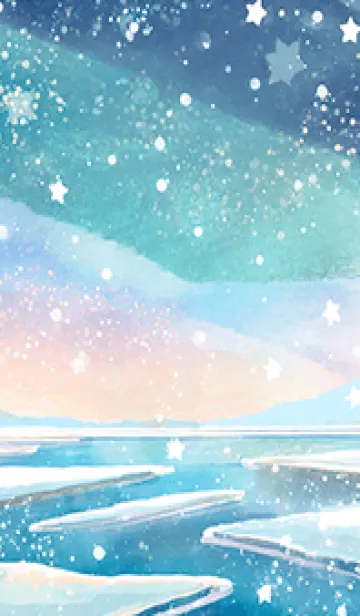 [LINE着せ替え] 優美な冬の風景の着せかえ(Winter-945)の画像1