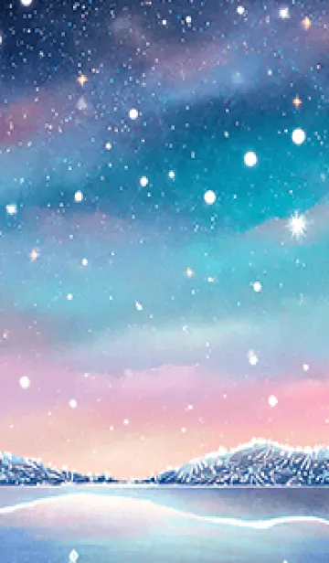 [LINE着せ替え] 優美な冬の風景の着せかえ(Winter-944)の画像1