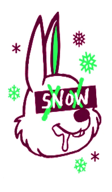 [LINE着せ替え] スノーラビット -23の画像1