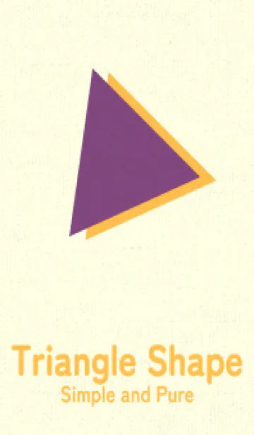 [LINE着せ替え] 三角型の着せかえ 茄子紺の画像1