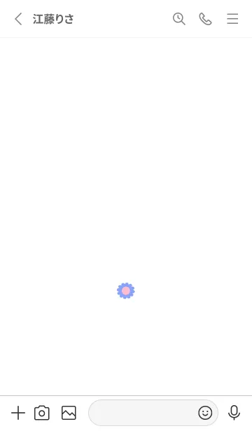 [LINE着せ替え] ミニ フラワー __101の画像2