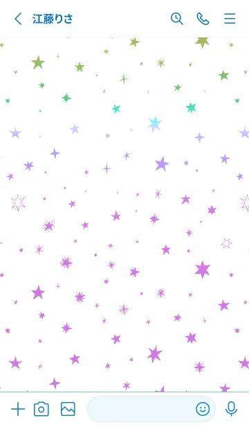 [LINE着せ替え] ミニ スターズ _208の画像2