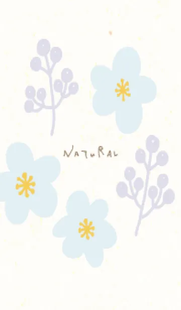 [LINE着せ替え] 花と木の実 かわいい4の画像1