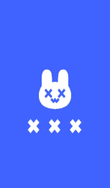 [LINE着せ替え] 地雷うさぎ(white1-08)の画像1