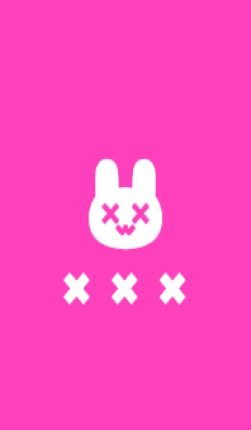 [LINE着せ替え] 地雷うさぎ(white1-11)の画像1