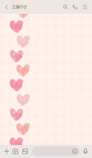 [LINE着せ替え] ハート おしゃれ20の画像2