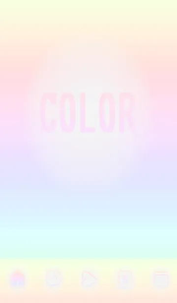 [LINE着せ替え] red color rainbow D07の画像1