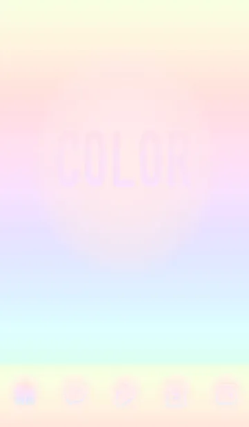 [LINE着せ替え] red color rainbow D08の画像1