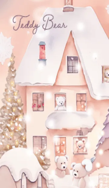 [LINE着せ替え] violet Bear house 04_1の画像1