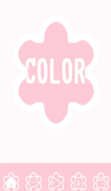 [LINE着せ替え] pink color C49の画像1