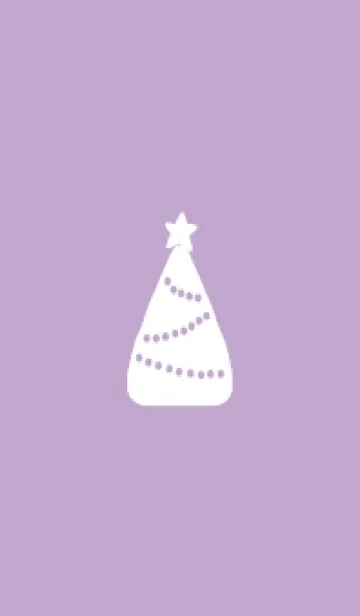 [LINE着せ替え] クリスマス 着せかえ (紫)の画像1