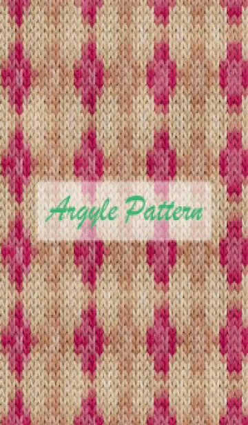 [LINE着せ替え] argyle pattern embroidery 56の画像1