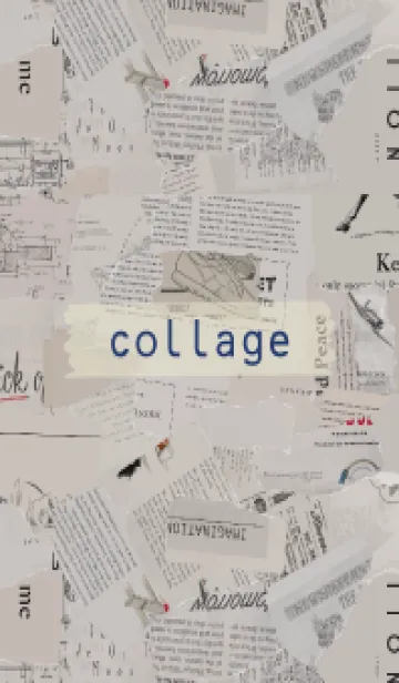 [LINE着せ替え] collage art 33の画像1