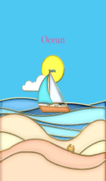 [LINE着せ替え] Enamel Pin ocean 18の画像1