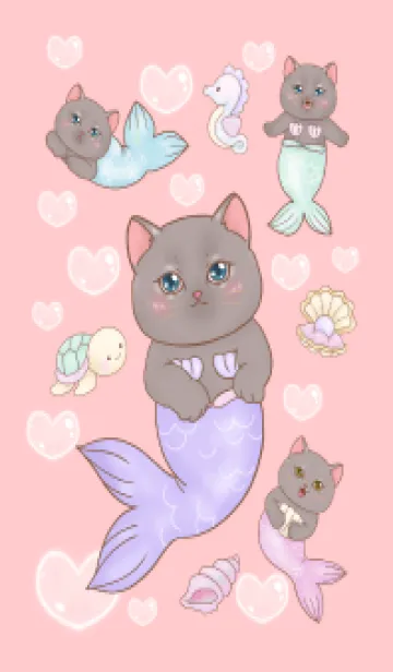 cutest Cat mermaid 123の着せ替えメイン画像