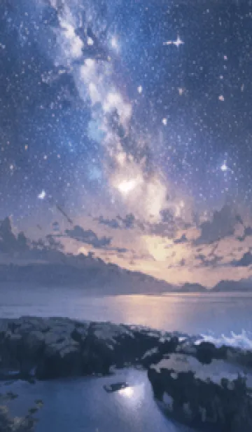 [LINE着せ替え] 銀河の冬空 #MH14。の画像1