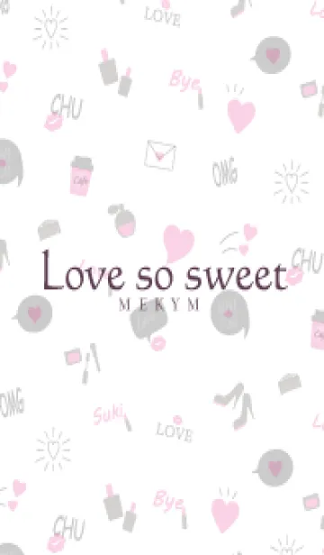 [LINE着せ替え] Love so sweet - MEKYM 24の画像1