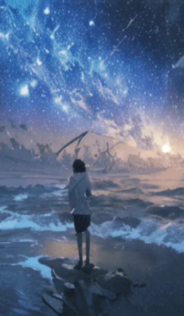 [LINE着せ替え] 銀河の冬空 #MH11。の画像1