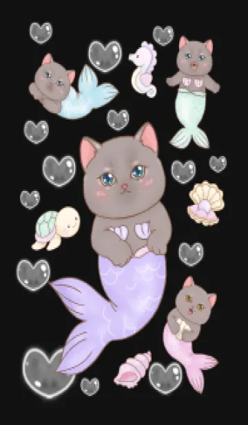 cutest Cat mermaid 130の着せ替えメイン画像