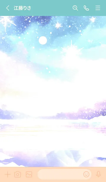 [LINE着せ替え] 優美な冬の風景の着せかえ(Winter-994)の画像2